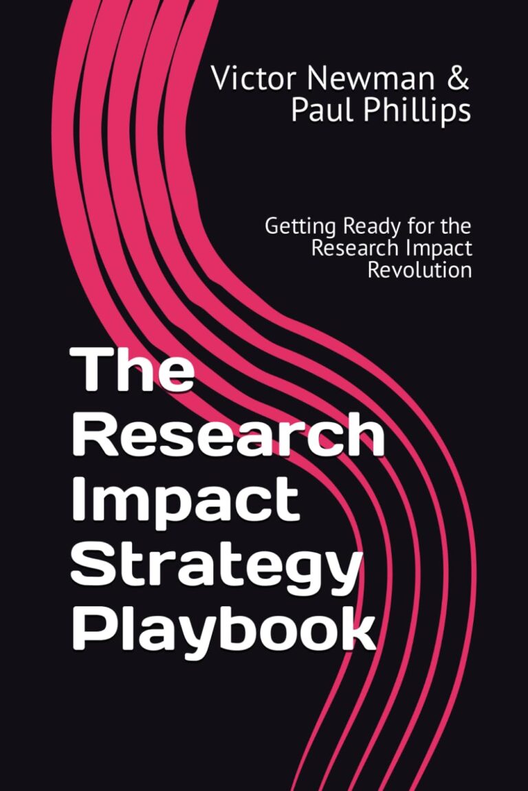 The Research Impact Strategy Playbook Cover Image